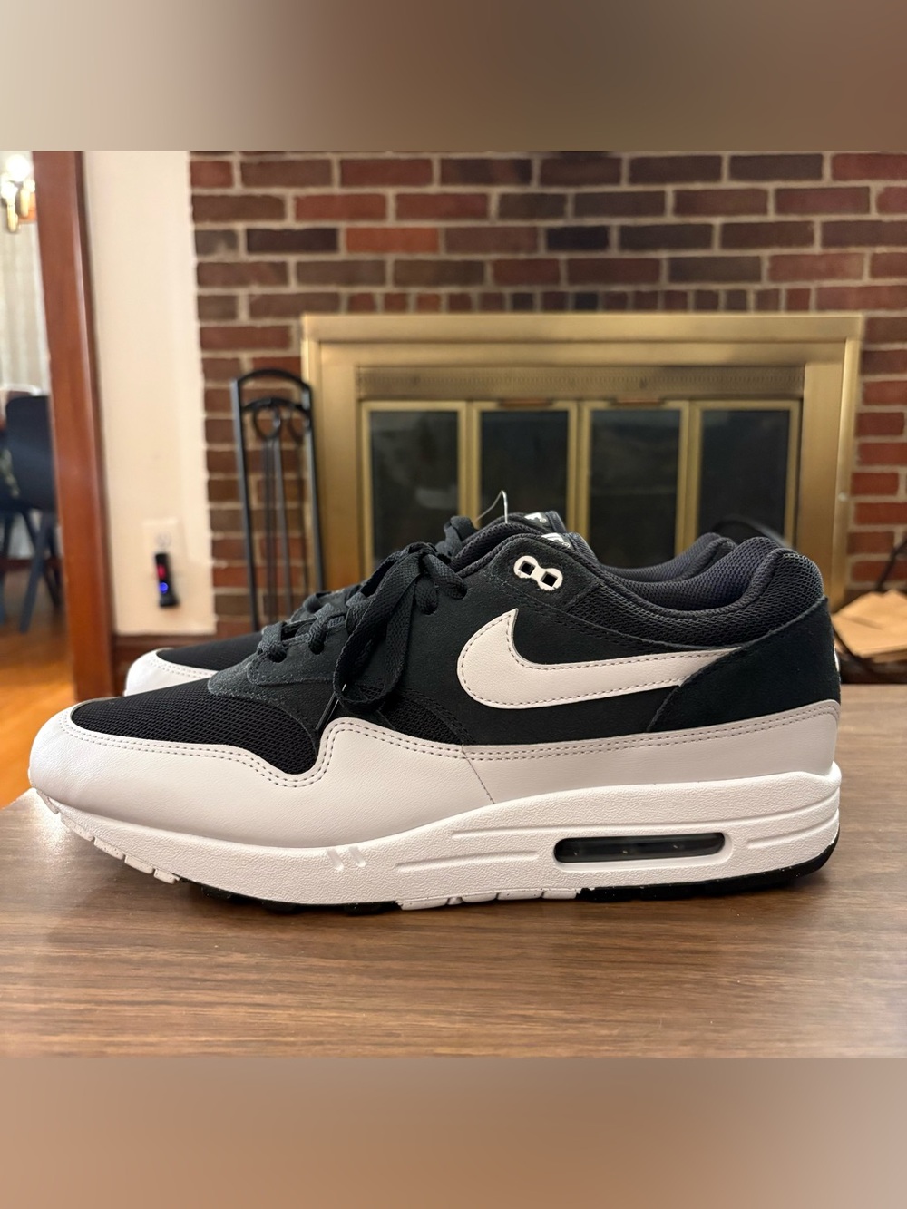 Brand new never worn men’s Nike Air Max 1 Essential in black & grey! Size 13